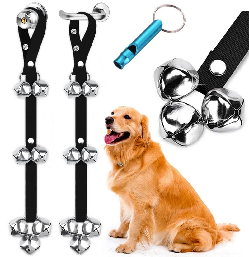 Blue Tree BLUETREE 2 Pack Dog Doorbells Premium Quality Training Potty Great Dog Bells Adjustable Door Bell Dog Bells for Potty Training Your Puppy The Easy Way - 7 Extra Large Loud 1.4 DoorBells - Image 1